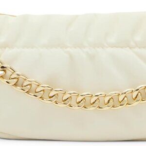 Compact East/West Women's Crossbody Bag in Cream - Perfect for Essentials